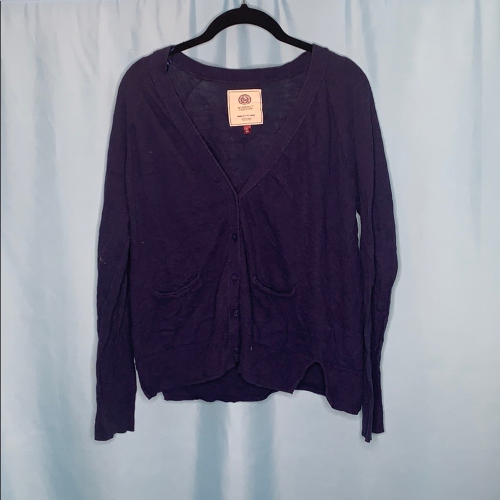 button down cardigan